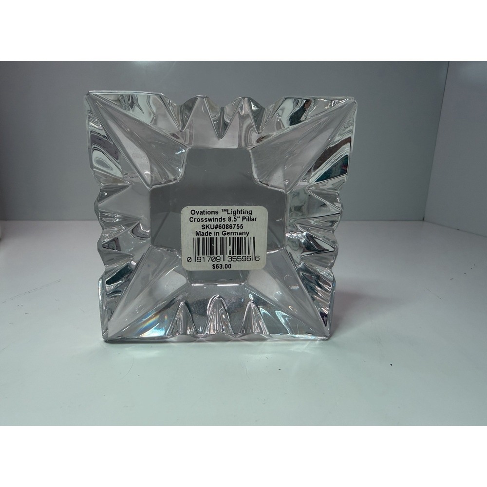 Lenox Ovations Crosswinds 8.5" Crystal Pillar Holder Germany w/ Box SKU 6086755 - Picture 6 of 6